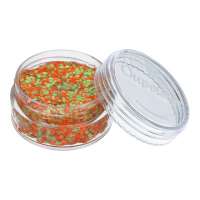 Waxcream Chunky Glitter Cream Orange & Green