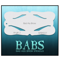 4027 Bad Ass Brow Stencil