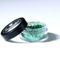 Bio Glitter - Spring Green Chunky Mix Superstar 6 ml