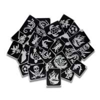Glittertattoo stencil set Adventure
