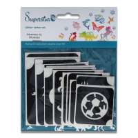 Glittertattoo stencil set Adventure