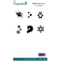 Glittertattoo stencil set Winter