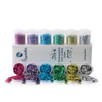 Biodegradable Chunky Glitter Mix 6-pack