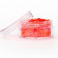 Orange Fluorescent Chunky Glitter Mix