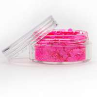 Pink Fluorescent Chunky Glitter Mix