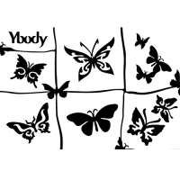 000 Butterflies A5 Thema Stencil