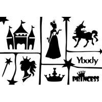 006 Princess A5 Thema Stencil