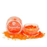 Orange Fluorescent Chunky Glitter Mix