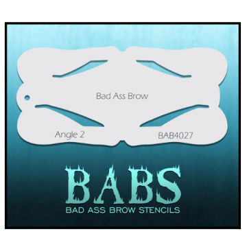 4027 Bad Ass Brow Stencil