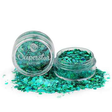 Laser Turquoise - Superstar Chunky Mix - 8 ml