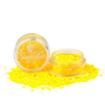Yellow Fluorescent Chunky Glitter Mix