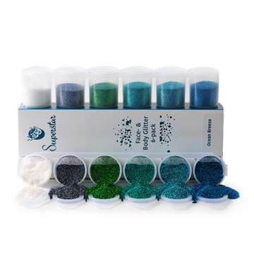 Ocean Breeze Fine Glitter 6-pack