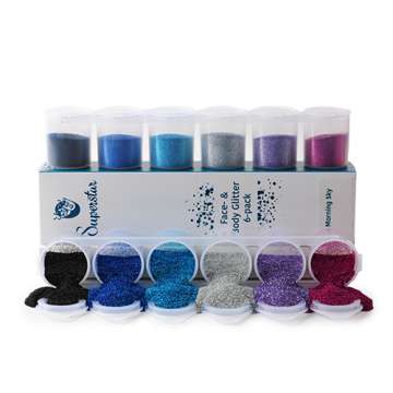 Morning Sky Fine Glitter 6-pack