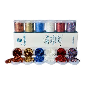 Celebration Chunky Glitter Mix 6-pack