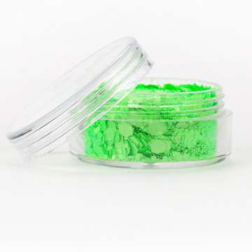 Fluorescent Green Chunky Mix