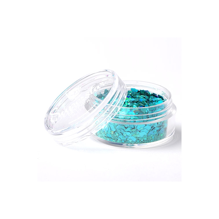Laser Turquoise - Superstar Chunky Mix - 8 ml