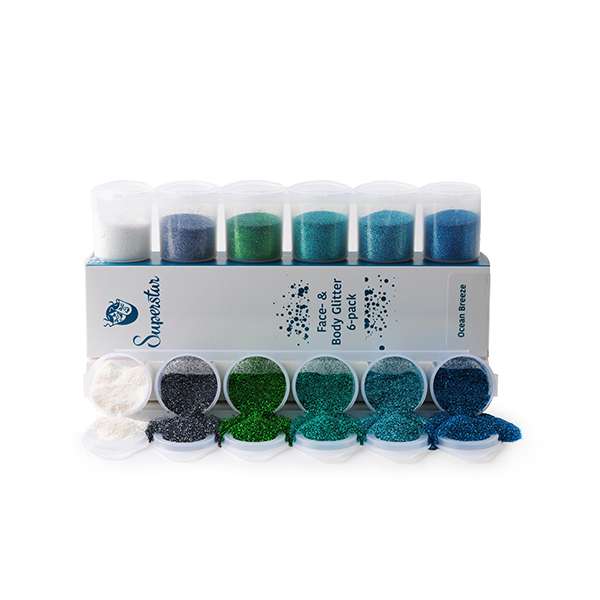 Ocean Breeze Fine Glitter 6-pack