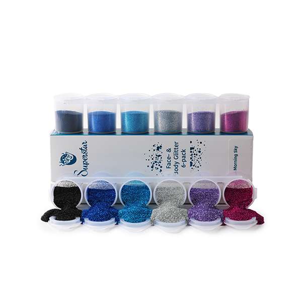 Morning Sky Fine Glitter 6-pack