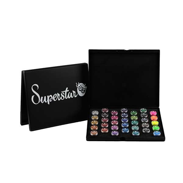 Superstar Opbergkoffer voor Glitterpotjes