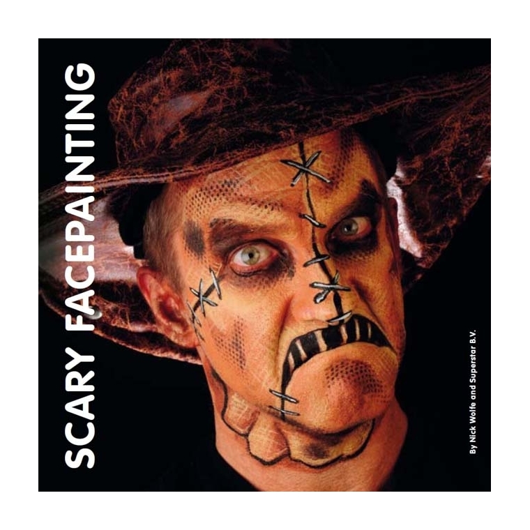 Boek: Scary Facepainting - Nick Wolfe