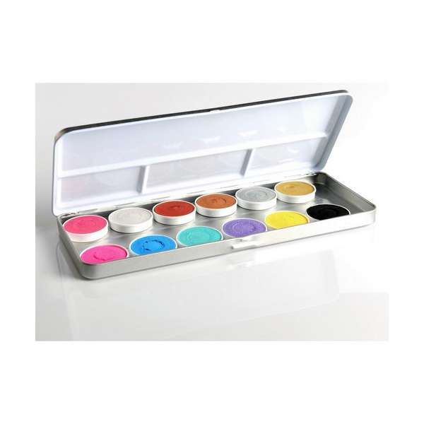 Duo Shimmer- Pastel Schminkpalet Superstar 12 kleuren