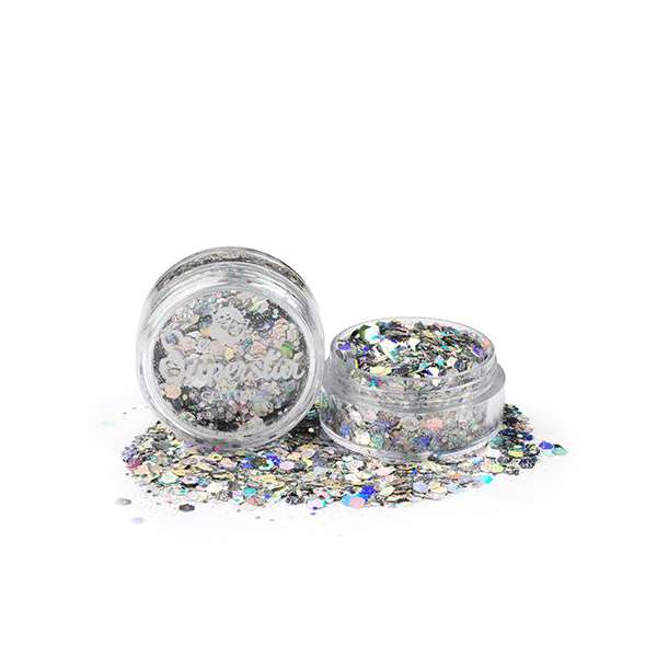 Laser Silver - Superstar Chunky Mix - 8 ml